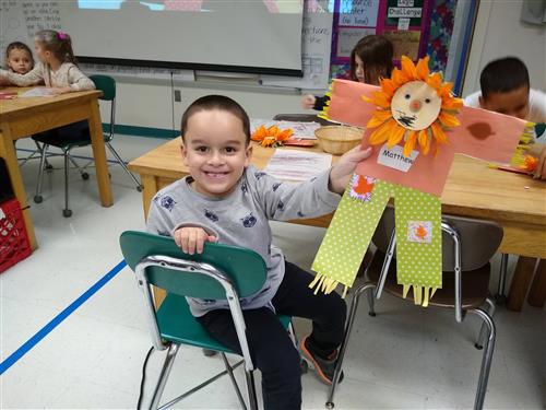 Scarecrow craft kindergarten 