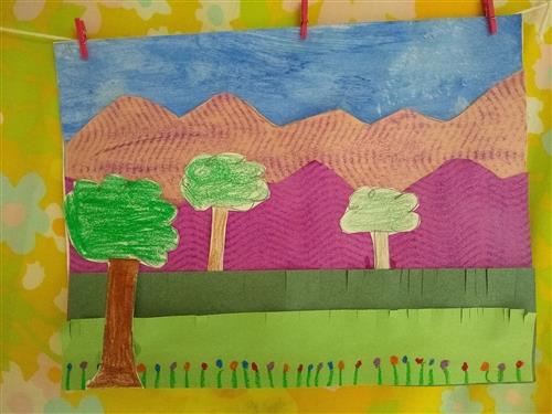 Landscape collage
